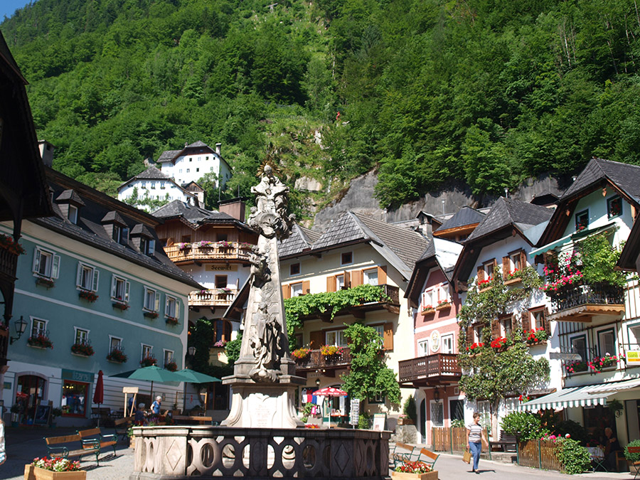 Marktplatz von Hallstatt