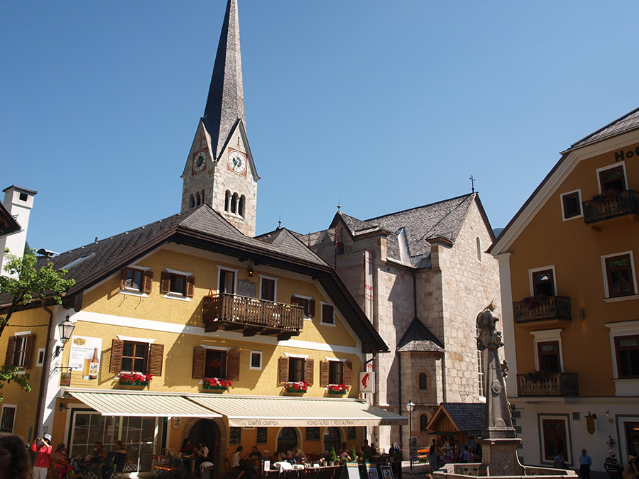 Hallstatt im Sommer 