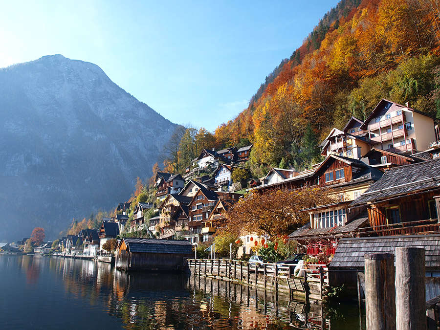 Herbst in Hallstatt, Weltkulturerbe