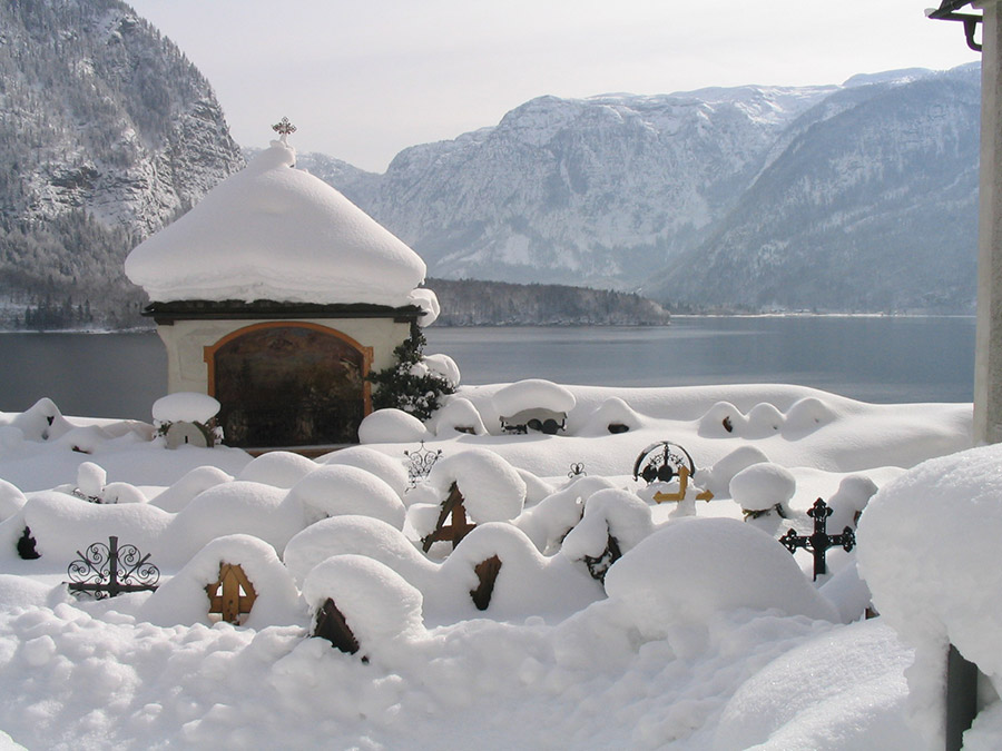 Friedhof im Winter