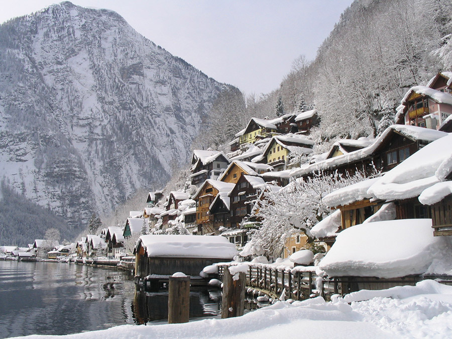 Besuchen Sie Hallstatt im Winter